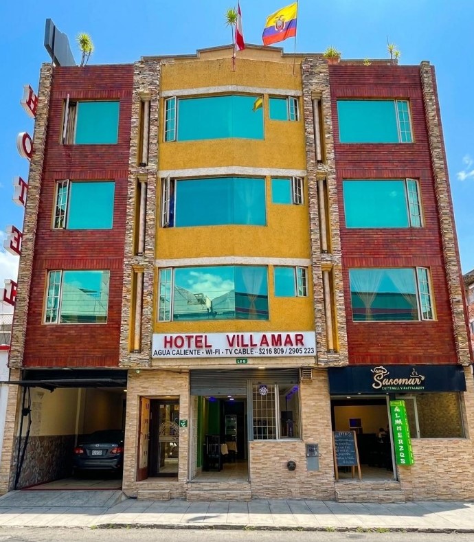 Fachada Hotel Villamar Quito